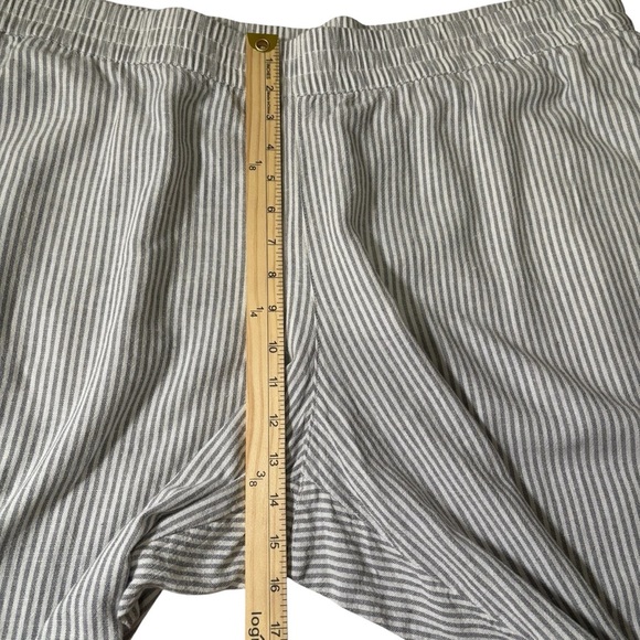 Old Navy High-Rise Linen Blend Pants Size XXL Straight Leg Casual Stretchy Waist - Picture 14 of 15
